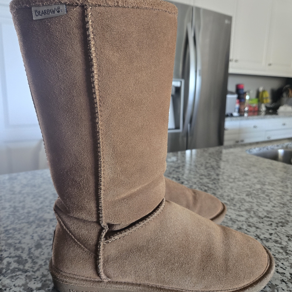 BearPaw Chestnut Suede Boots